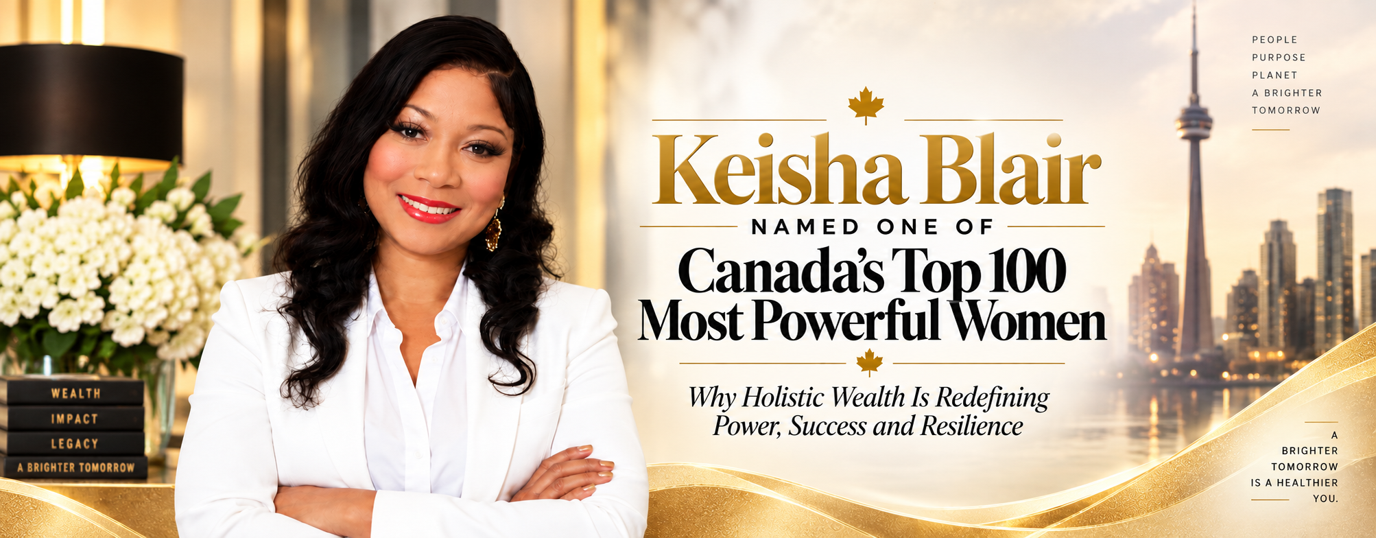 Keisha Blair — named one of Canada's Top 100 Most Powerful Women